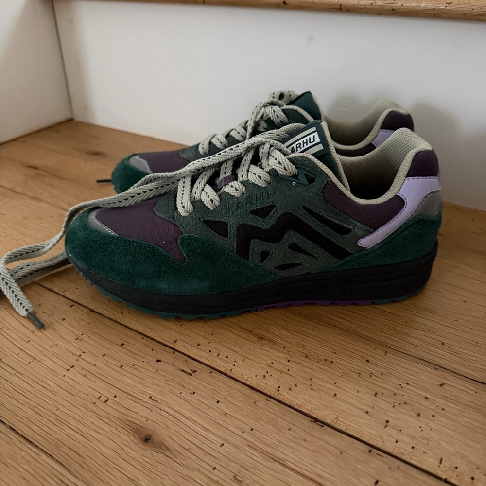 Karhu Green and Purple Sneakers